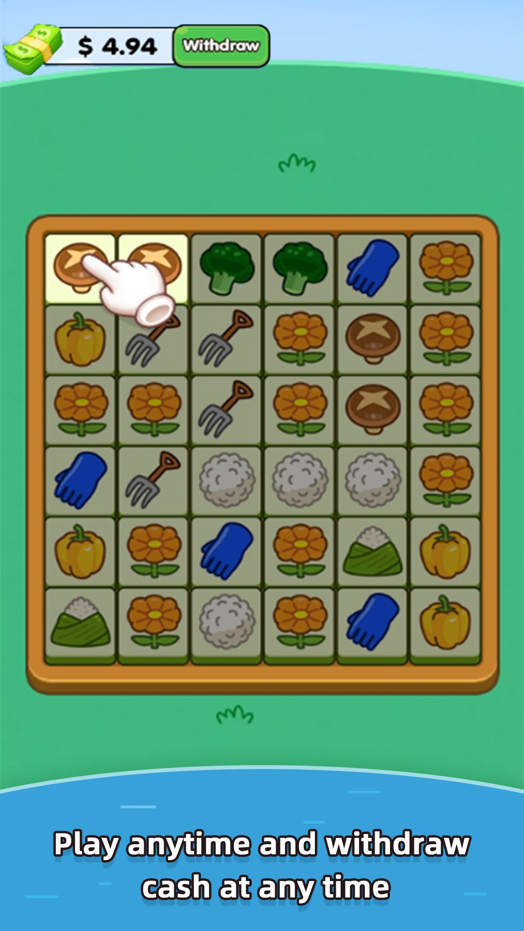 Link Tile Journey level selection screen